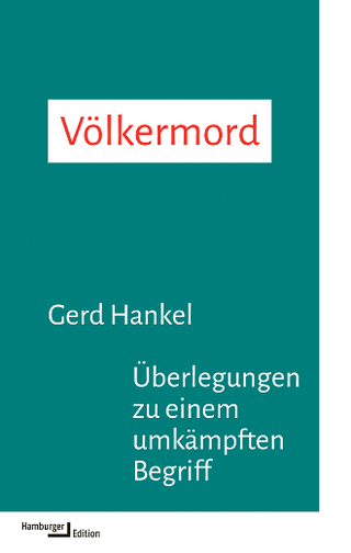 Cover Gerd Hankel, Völkermord