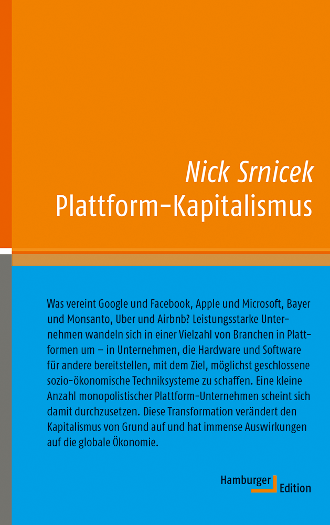 Cover Nick Srnicek, Plattform-Kapitalismus