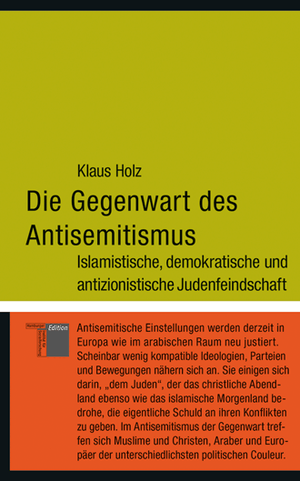 Cover Thomas Haury, Die Gegenwart des Antisemitismus