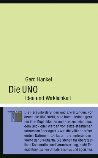 Cover Gerd Hankel, Die UNO